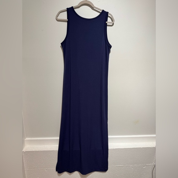 Banana Republic Factory Deep Blue Maxi Dress. Size Medium - Picture 1 of 8